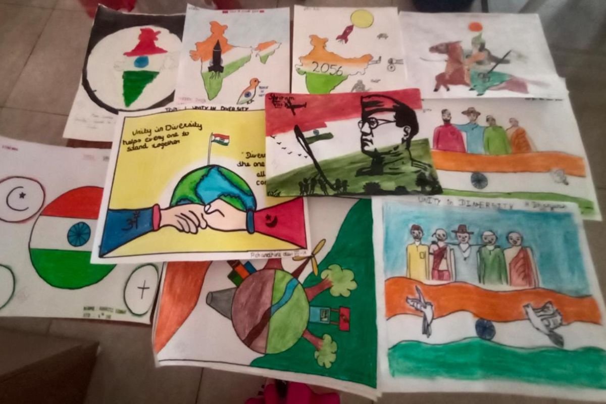 Drawing Competition – India NCC